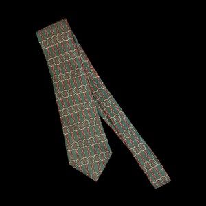 Hermes 597 SA Green Equestrian Necktie